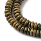 Нити бусин из натурального камня вердит G-L624-H08-6x2mm-4