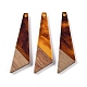 Подвески из смолы и дерева WOOD-F015-15G-1