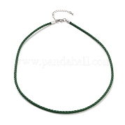 Изготовление плетеных круглых браслетов из искусственной кожи BJEW-H610-01P-16