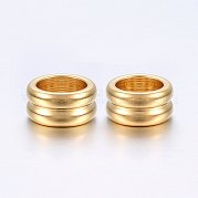 Бусины из нержавеющей стали 304 с канавками STAS-E436-13G