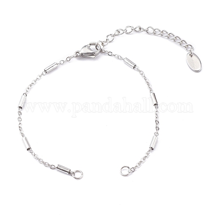 Изготовление браслета из нержавеющей стали 304 AJEW-JB00920-02-1