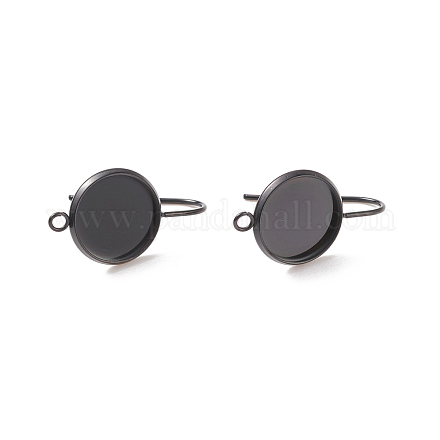 Серьги-подвески из нержавеющей стали 304 с ионным покрытием (IP) STAS-E474-02A-B-1