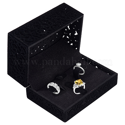 Коробки ювелирных изделий бархата VBOX-WH0011-07B-1