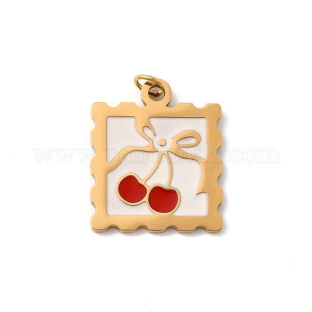 Подвески из нержавеющей стали 304 с эмалью STAS-B093-10G-03-1