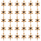 30Pcs Alloy Rhinestone Pendant, Star Charms, Jet, 19x12x3.5mm, Hole: 1.8mm