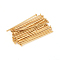 304 Stainless Steel Flat Head Pins, Golden, 20x0.6mm, Head: 1.4mm
