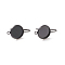 Ion Plating(IP) 304 Stainless Steel Dangle Earrings, Cabochon Settings, with Vertical Loop, Flat Round, Electrophoresis Black, Tray: 12mm, 25.5mm, 19 Gauge, Pin: 0.9mm