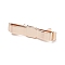 Zinc Alloy Bag Decorative Buckle Clip, Decoration Button Clasp, Bowknot, Light Gold, 1.1x4.35x0.6cm
