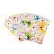 50Pcs Rectangle Plastic Gift Bag, Candy Shopping Packaging Bags, Butterfly, 15x9cm, about 45~50pcs/bag
