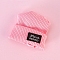 Handmade Wool Woven Doll Hat, Doll Making Supplies, Pink, 50x50mm