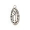Tibetan Style Alloy Pendants, Cadmium Free & Lead Free, Virgin Mary Charms, Antique Silver, 23.5x11x2mm, Hole: 1.8mm
