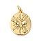Rack Plating Brass Clear Cubic Zirconia Pendants, Cadmium Free & Nickel Free & Lead Free, Oval with Bee, Real 18K Gold Plated, 18x13.5x2.5mm, Jump Ring: 5x0.7mm, 3.6mm Inner Diameter