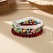 Bohemian Glass Beaded Stretch Bracelet Sets, Stackable Bracelets for Women