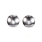 Tarnish Resistant 201 Stainless Steel Bead Caps, Round, Stainless Steel Color, 8x2.5mm, Hole: 0.5mm