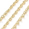 Rack Plating Brass Chains, Long-Lasting Plated, Soldered, with Spool, Lead Free & Cadmium Free, Round, Real 18K Gold Plated, Link: 3.5x4.5mm
