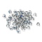 Glass Seed Beads, AB Color, Rondelle, Light Sky Blue, 4x3mm, Hole: 1.2mm,  20g/bag