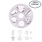 Stainless Steel Pendants, Stainless Steel Color, 18~26x9~21x1mm, Hole: 2~3mm
