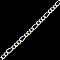 Iron Figaro Chains, with Spool, Soldered, Silver Color Plated, 5.3x2.6x0.6mm, about 328.08 Feet(100m)/roll