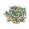 60Pcs 10G Baking Paint Glass Seed Beads, Oval, Mixed Color, 6~6.5x4~4.5mm, Hole: 1mm