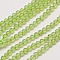 Natural Peridot Beads Strands, Round, 2mm, Hole: 0.8mm, about 184pcs/strand, 15.3 inch