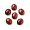 Natural Red Jasper Cabochons, Oval, 12x10x4.5mm