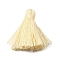 Cotton Tassel Pendants, Cornsilk, 45~48x30~36mm