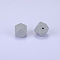 Hexagonal Silicone Focal Beads, Gainsboro, 23x17.5x23mm, Hole: 2.5mm