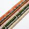 Mixed Natural Gemstone Beads Strands, Rondelle, 6x4mm, Hole: 1mm, about 96~97pcs/strand, 15 inch