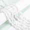 Natural White Jade Beads Strands, Chip, 3~16x3~8mm, Hole: 0.7mm, 80~81cm
