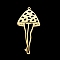 201 Stainless Steel Pendants, Laser Cut, Woman, Golden, 48x22x1mm, Hole: 1.6mm