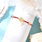 Adjustable Nylon Cord Braided Beads Bracelets, 304 Stainless Steel Virgin Mary Link & Cross Charm Bracelets for Women, with Glass Seed Beads, Red, Inner Diameter: 2-3/8~3-3/8 inch(6~8.5cm)