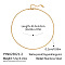 2MM 304 Stainless Steel Rope Chain Necklaces for Women, Real 18K Gold Plated, 16.93 inch(43cm)