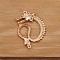 Alloy Dragon Connector Charms for DIY jewelry accessories, Light Gold, 44x32mm