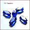 Imitation Austrian Crystal Beads, Grade AAA, K9 Glass, Faceted, Column, Blue, 8x5.5mm, Hole: 0.7~0.9mm