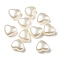 ABS Imitation Pearl Beads, Heart, 8x9x5mm, Hole: 1.5mm