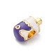 Латунь эмаль европейские шарики KK-Q098-26G-A-2