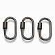 Латунные брелоки с карабином KK-T047-07-2
