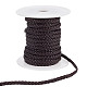 Плетеный шнур из микрофибры и искусственной кожи OCOR-WH0101-29B-1