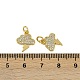 Латунные микро проложить кубического циркония подвески KK-I358-024G-3