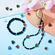 Pandahall 50шт 5 цвета двухцветные стеклянные бусины GLAA-TA0002-92-7