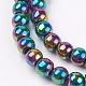 1strand класс немагнитного синтетический гематит бисер пряди X-G-S096-6mm-5-3
