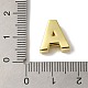 Латунные микро проложить кубического циркония бусы KK-H487-25G-01-3
