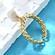 Латунные кольца-манжеты для женщин RJEW-Z085-04G-3