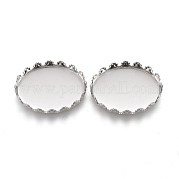Кабошоны из нержавеющей стали 201 STAS-P249-10B-P