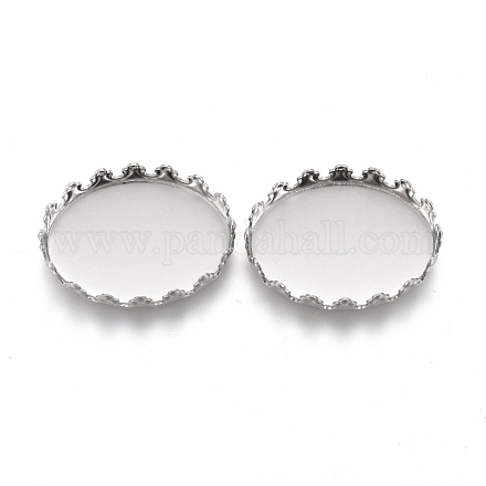 Кабошоны из нержавеющей стали 201 STAS-P249-10B-P-1