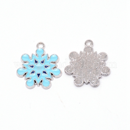 Подвески из эмали и сплава ENAM-WH0049-31P-1