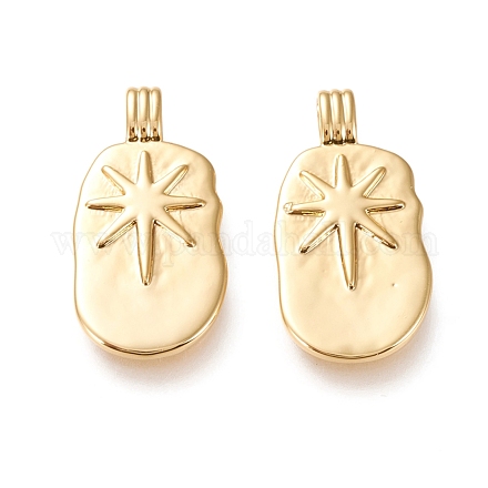 Латунные подвески KK-L006-034G-1