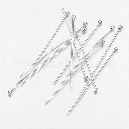 Латунные булавки с шаровой головкой X-KK-RP0.6x30mm-S-1