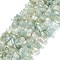 Natural Aquamarine Beads Strands, Grade A, Chip, 3~16x3~8mm, Hole: 0.7mm, 80~81cm