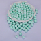 Round Silicone Focal Beads, Mint Cream, 15mm, Hole: 2mm